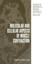 Molecular And Cellular Aspects Of Muscle Contraction 1st Edition J Van Der Velden