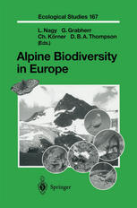 Alpine Biodiversity In Europe 1st Edition G Grabherr L Nagy