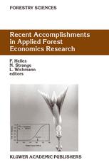 Recent Accomplishments In Applied Forest Economics Research 1st Edition Colin Price Auth