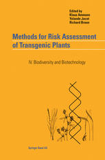 Methods For Risk Assessment Of Transgenic Plants Iv Biodiversity And Biotechnology 1st Edition Anatole F Krattiger Auth