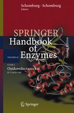 Springer Handbook Of Enzymes Class 1 Oxidoreductases Xii Ec 11415197 2nd Edition Professor Dietmar Schomburg