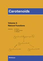 Carotenoids Volume 4 Natural Functions 1st Edition George Britton