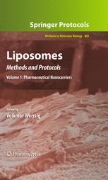Liposomes Methods And Protocols Volume 1 Pharmaceutical Nanocarriers 1st Edition Tamer A Elbayoumi