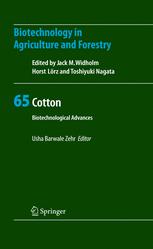 Cotton Biotechnological Advances 1st Edition B M Khadi V Santhy