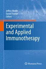 Experimental And Applied Immunotherapy 1st Edition Ulrike Gerdemann