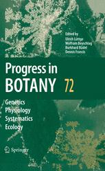 Progress In Botany 72 1st Edition Masashi Tazawa Auth Ulrich E Lttge