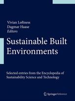 Sustainable Built Environments 1st Edition Donald Watson Auth