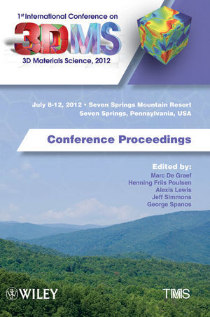 1 International Conference On 3d Materials Science Marc De Graef