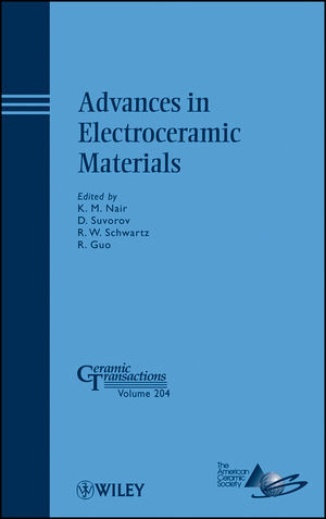 Advances In Electroceramic Materials Ceramic Transactions K M Nair