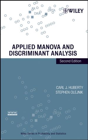 Applied Manova And Discriminant Analysis Second Edition Carl J Huberty