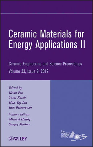 Ceramic Materials For Energy Applications Ii Kevin M Fox Yutai Katoh