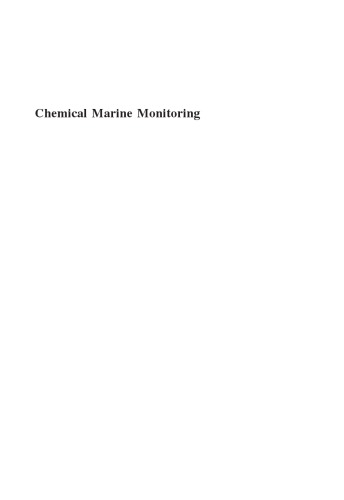 Chemical Marine Monitoring Policy Framework And Analytical Trends Philippe Quevauvillereds