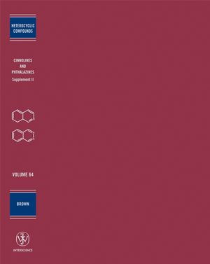 Cinnolines And Phthalazines Supplement Ii Volume 64 Dr D J Brownauth
