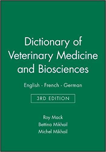 Dictionary Of Veterinary Medicine And Biosciences Roy Mack Bettina Mikhail