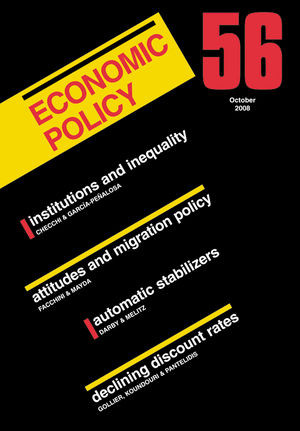 Economic Policy 56 October 2008 Georges De Menil Richard Portes