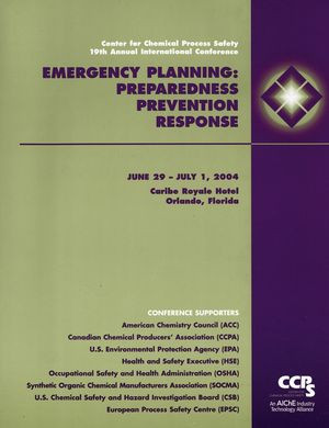 Emergency Planning Preparedness Prevention Response Ccps Center For Chemical Process Safety