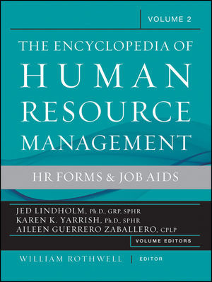 The Encyclopedia Of Human Resource Management Hr Forms And Job Aids Jed Lindholm