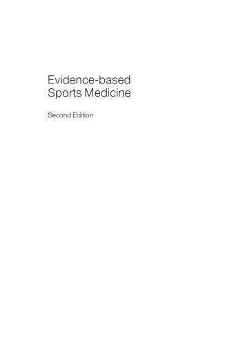 Evidencebased Sports Medicine Second Edition Domhnall Macauley