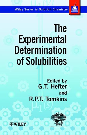 The Experimental Determination Of Solubilities Volume 6 Pgt Foggeds