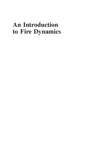 An Introduction To Fire Dynamics Third Edition Dougal Drysdaleauth