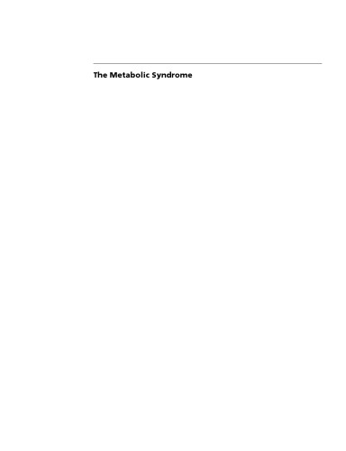 The Metabolic Syndrome Second Edition Christopher D Byrne Sarah H Wild