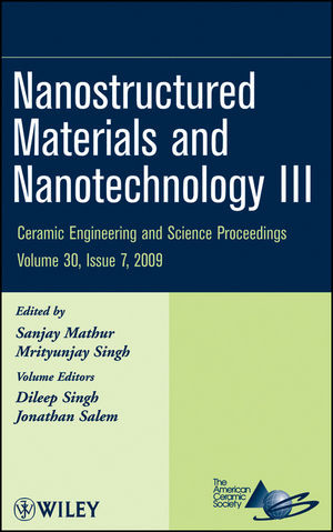 Nanostructured Materials And Nanotechnology Iii Sanjay Mathur