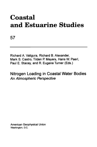 Nitrogen Loading In Coastal Water Bodies An Atmospheric Perspective Richard A Valigura