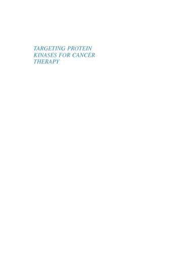 Targeting Protein Kinases For Cancer Therapy David J Matthews