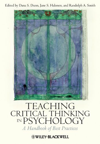 Teaching Critical Thinking In Psychology A Handbook Of Best Practices Dana S Dunn