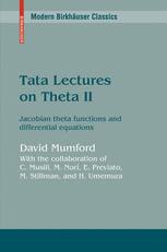Tata Lectures On Theta Ii 1st Edition David Mumford Auth