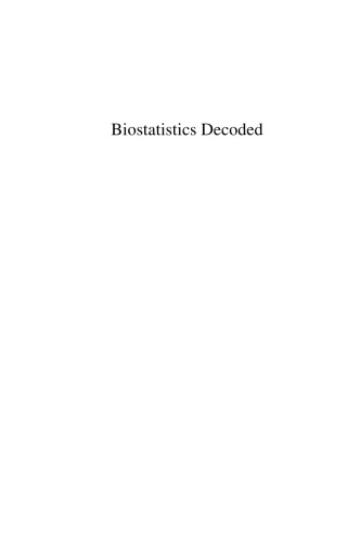 Biostatistics Decoded A Gouveia Oliveiraeds