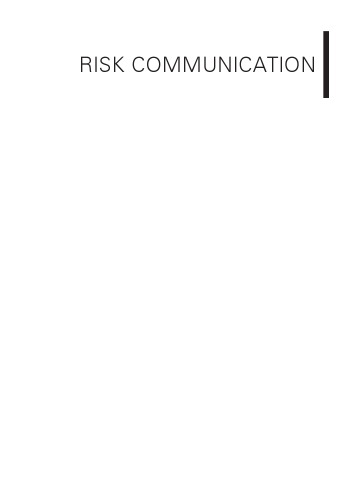 Risk Communication Fifth Edition Regina E Lundgren Andrea H Mcmakineds