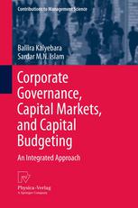 Corporate Governance Capital Markets And Capital Budgeting An Integrated Approach 1st Edition Baliira Kalyebara