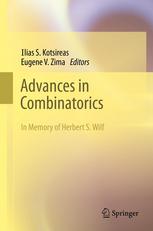 Advances In Combinatorics Waterloo Workshop In Computer Algebra W80 May 2629 2011 1st Edition Gert Almkvist Auth