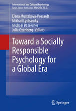 Toward A Socially Responsible Psychology For A Global Era 1st Edition Elena Mustakovapossardt