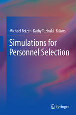 Simulations For Personnel Selection 1st Edition Kathy Tuzinski Auth