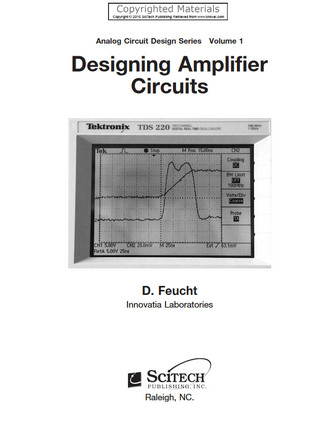 Designing Amplifier Circuits Analog Circuit Design Volume 1 2nd Edition Dennis Feucht