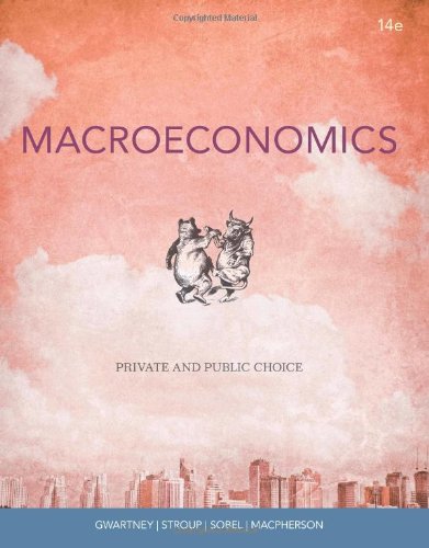 Macroeconomics Private And Public Choice 14th Edition James D Gwartney