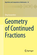 Geometry Of Continued Fractions 1st Edition Oleg Karpenkov Auth