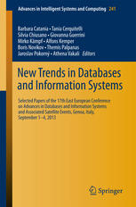 New Trends In Databases And Information Systems 17th East European Conference On Advances In Databases And Information Systems 1st Edition Yamine Ait Ameur