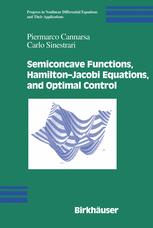 Semiconcave Functions Hamiltonjacobi Equations And Optimal Control 1st Edition Piermarco Cannarsa