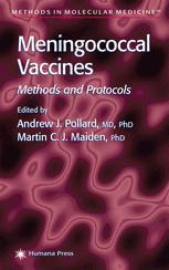 Meningococcal Vaccines Methods And Protocols 1st Edition Ian M Feavers Auth