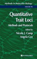 Quantitative Trait Loci Methods And Protocols 1st Edition Jennifer H Barrett Auth