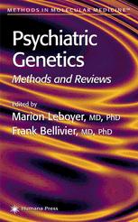 Psychiatric Genetics Methods And Reviews 1st Edition Wolfgang Maier Auth
