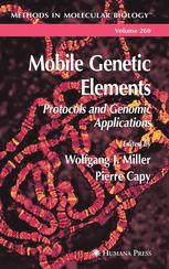 Mobile Genetic Elements Protocols And Genomic Applications 1st Edition Wolfgang J Miller
