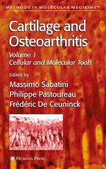 Cartilage And Osteoarthritis Volume 1 Cellular And Molecular Tools 1st Edition Sylvie Thirion
