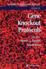 Gene Knockout Protocols 1st Edition Paul J Hertzog Ismail Kola Auth