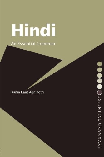 Hindi An Essential Grammar 1 Blg Rama Kant Agnihotri