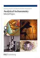 Analytical Archaeometry Selected Topics Howell G M Edwards