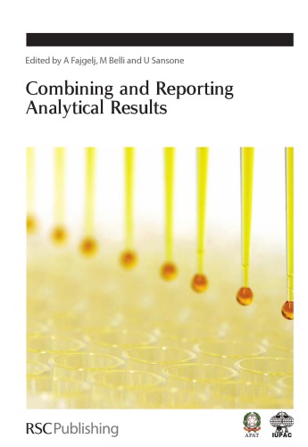 Combining And Reporting Analytical Results Terry Renner Maria Belli